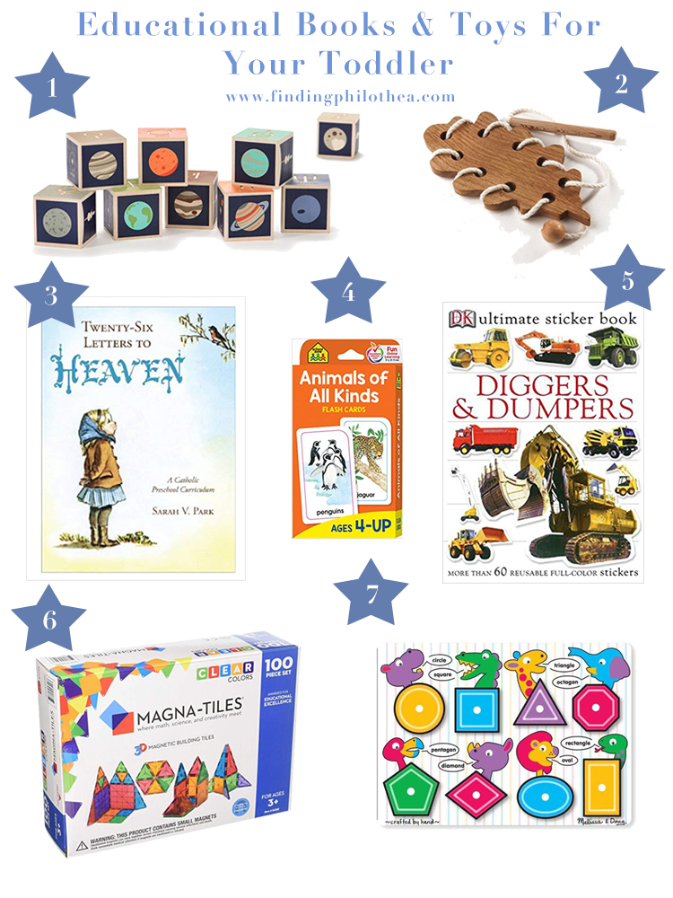 Educational Toys and Books For Toddler